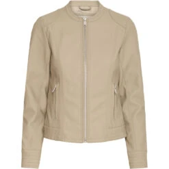 B.YOUNG Dame Jakke BYACOM - Roasted Cashew