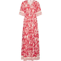 B.YOUNG Dame Kjole BYJASMINA - Flame Scarlett Eth Mix