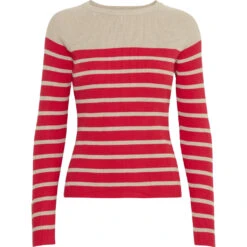 B.YOUNG Dame Strik BYMMORLA - Humus Mix