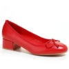 Shoes Camille Dame Plateau Sko 77-493 - Red