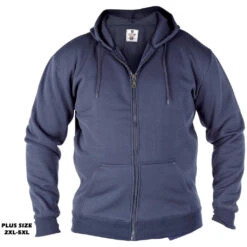 DUKE D555 Sweatshirt Med Lynlås Herre Cantor Plus - Navy