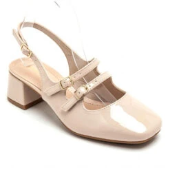 Shoes Mille Dame Plateau 3215-1 - Nude
