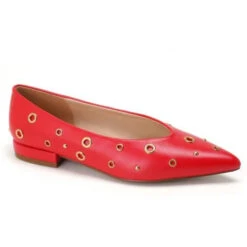 Shoes Edith Dame Sko 77-575 - Red