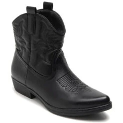 Shoes Faya Dame Cowboystøvle 9591A - Black