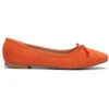 Shoes Florence Dame Ballerina Sko DS-1A18 - Orange