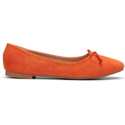 Shoes Florence Dame Ballerina Sko DS-1A18 - Orange