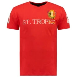 GEOGRAPHICAL NORWAY T-shirt JOTIGNAK RED