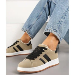 Shoes Ginette Dame Sneakers A-123 - Apricot