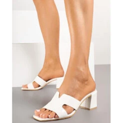 Shoes Helena Dame Stiletter OK-10 - White