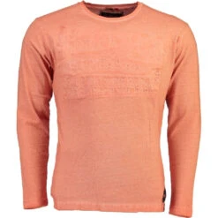 GEOGRAPHICAL NORWAY Hollifield Langærmet Tee Jaridirty - Coral