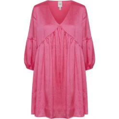 Ichi Dame Kjole IXDREW - Shocking Pink