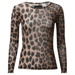 LIBERTÉ Dame Bluse MESH - BIG LUX LEO