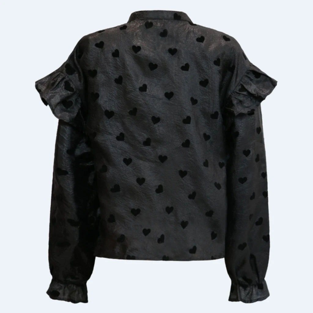 LIBERTÉ Dame Bluse TIA - BLACK HEART - Billede 2