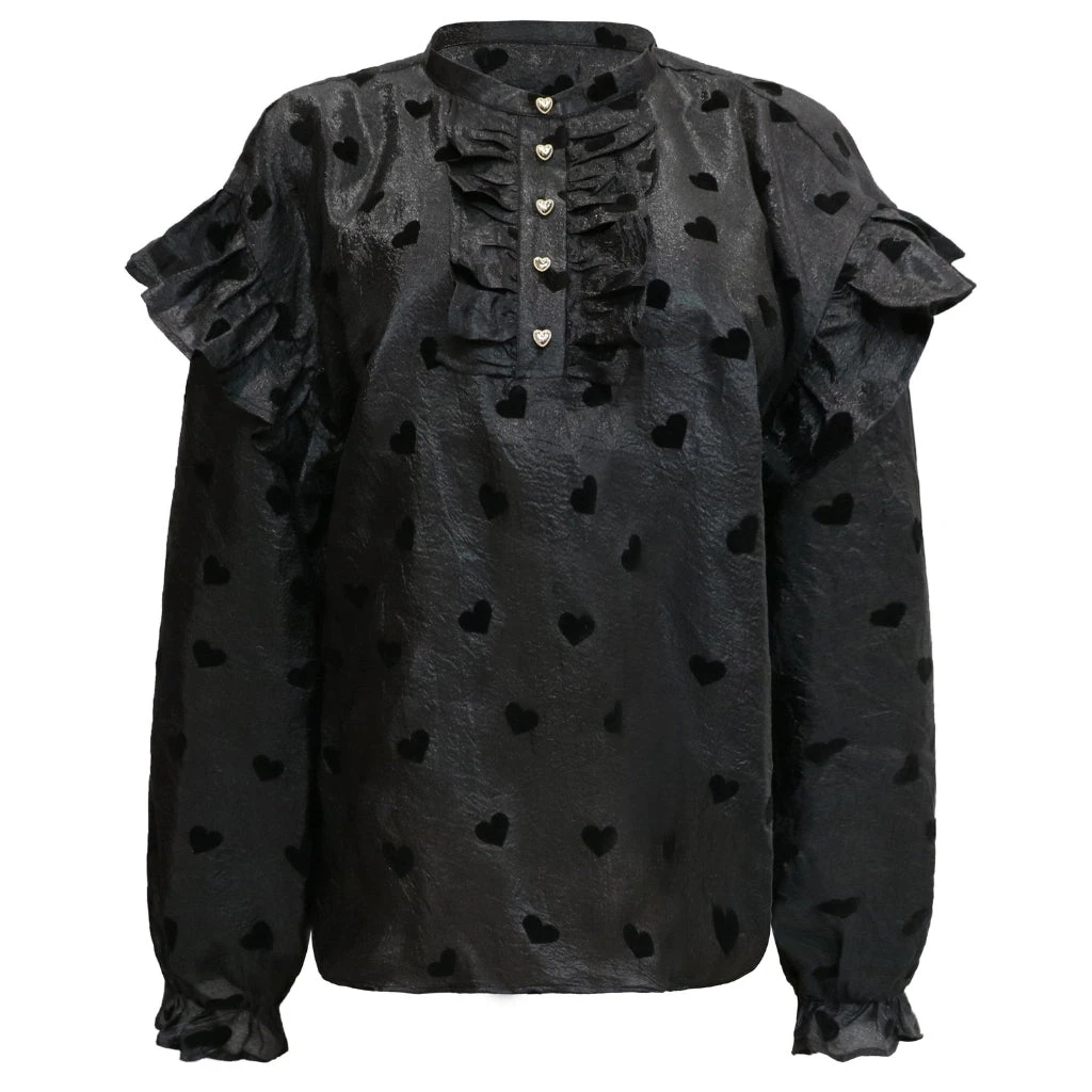 LIBERTÉ Dame Bluse TIA - BLACK HEART