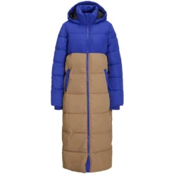LULULIA Dame Clara Long Puffer - Tigers Eye