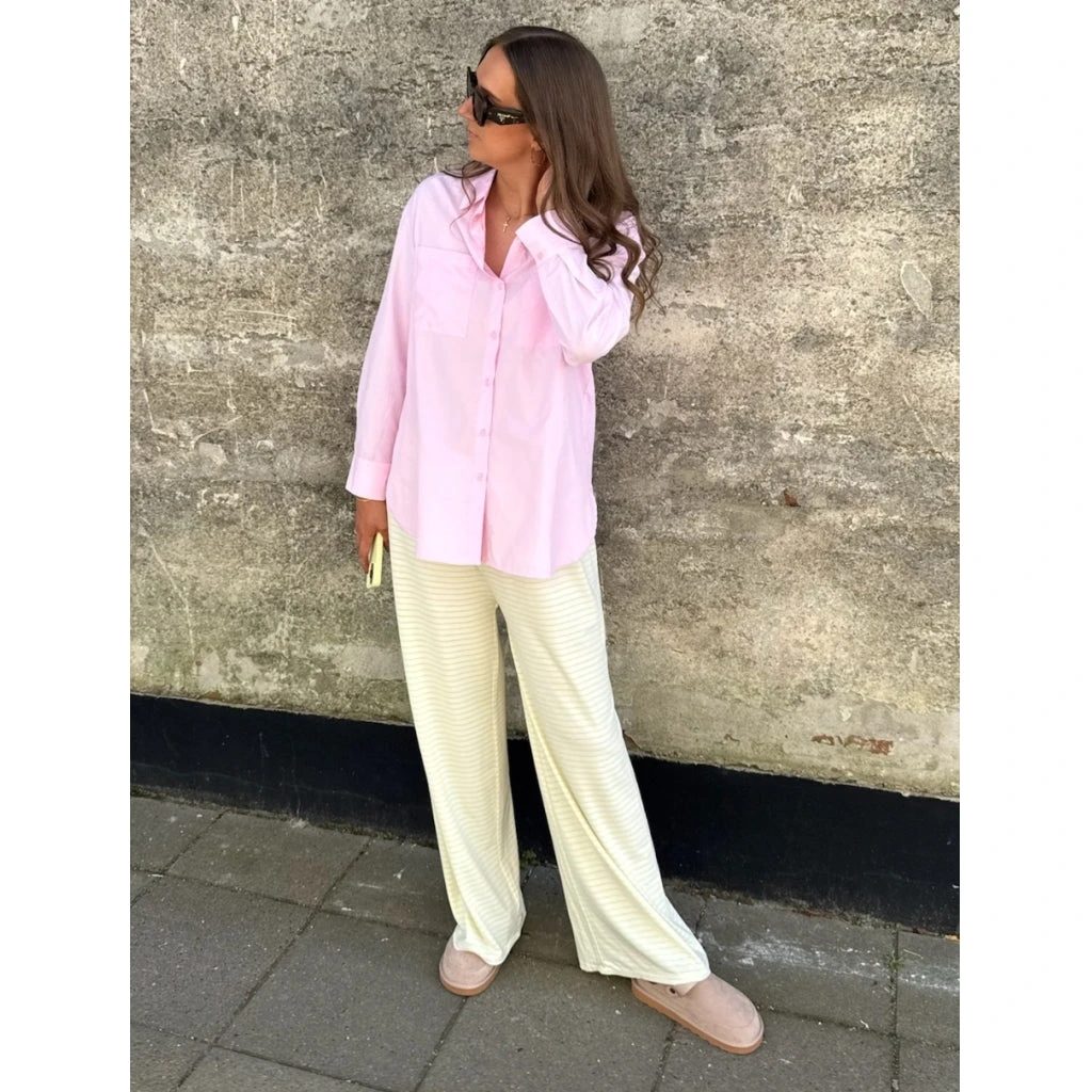 Lululia Dame Bukser LuChloe 62671 - Yellow/White - Billede 4