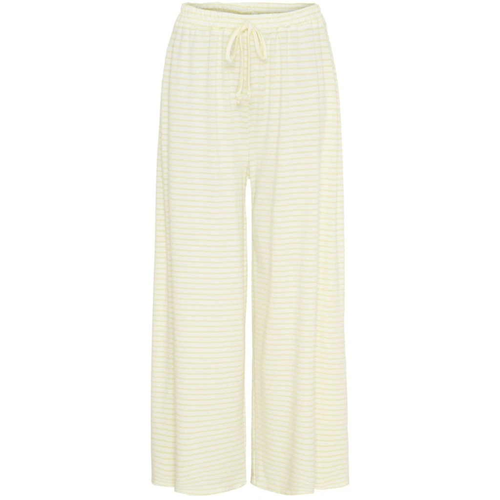Lululia Dame Bukser LuChloe 62671 - Yellow/White