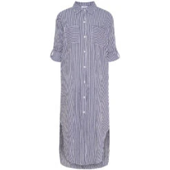 Lululia Dame Kjole LuLiva 1985LU. - Blue/white