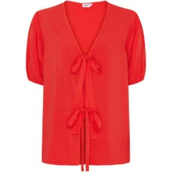 Lululia Dame Skjorte LuBella 6191 - Red