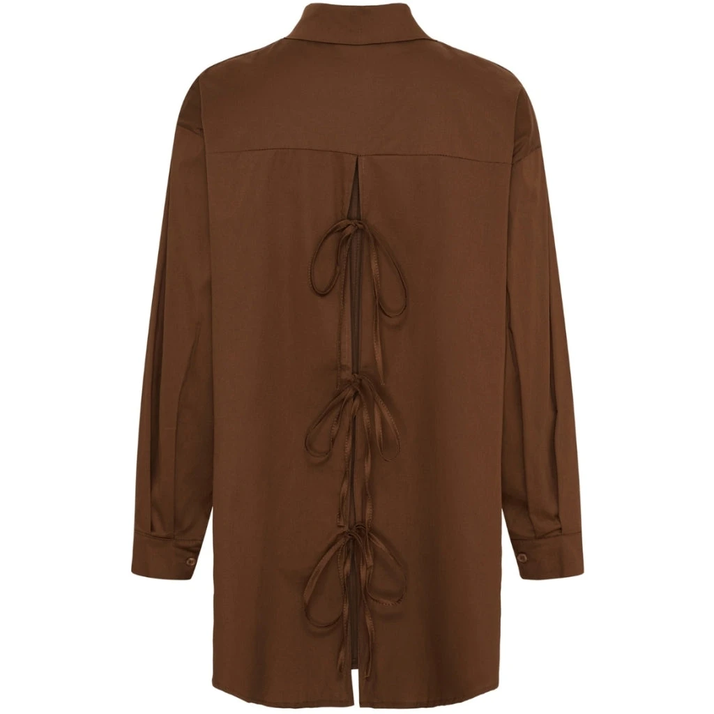 Lululia Dame Skjorte LuVanessa 7178 - Brown - Billede 2