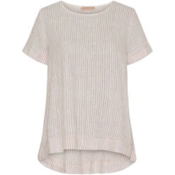 Marta Du Chateau Dame Bluse MdcNatalie - Panna Old Rose 2017 Stripe