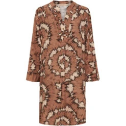 Marta Du Chateau Dame Kjole 2604B - Tabacco