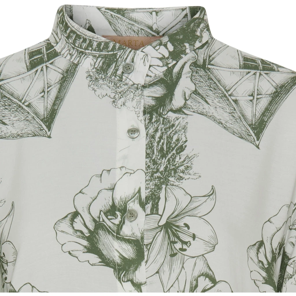 Marta Du Chateau Dame Kjole MdcMerle 4991b. - Military9580 - Billede 3