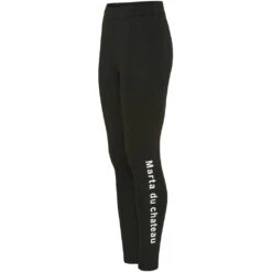 Marta Du Chateau Dame Leggins MDC-125 - Black Letter