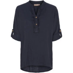 Marta Du Chateau Dame Skjorte 85137-1 - Navy5512