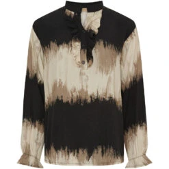 Marta Du Chateau Dame Skjorte MdcAya 5891 - Var1Beige