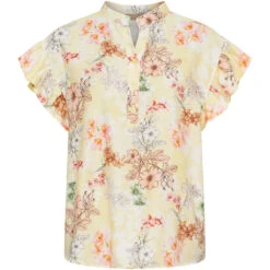 Marta Du Chateau Dame Skjorte MdcSòlrún 6319 - Giallo0998