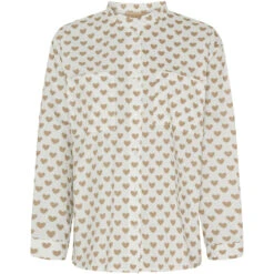 Marta Du Chateau Dame Skjorte MdcSvanborg - Macchiato4126