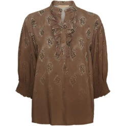 Marta Du Chateau Dame Skjorte MdcUnnur 6317 - Fango Faded