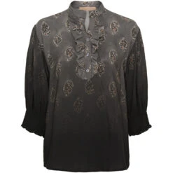 Marta Du Chateau Dame Skjorte MdcUnnur 6317 - Grey Faded