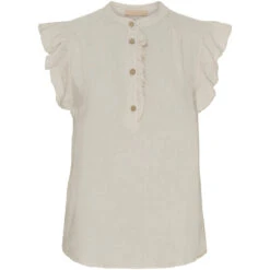 Marta Du Chateau Dame Top Mdclise - Sabbia