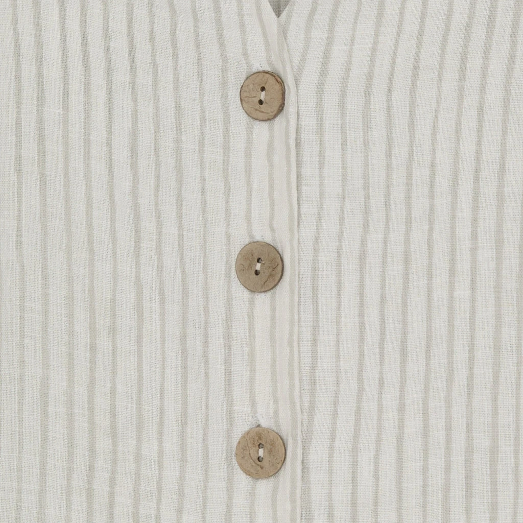 Marta Du Chateau Dame Vest MdcEdel - Stripe Grey - Billede 3