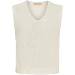 Marta Du Chateau Dame Vest MdcMarlene 5114 - Panna