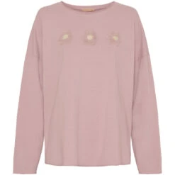 Marta Du Chateau Dame Sweatshirt MdcLucette A0268 - Rosa