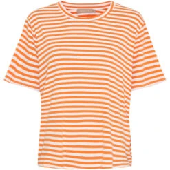 Marta Du Chateau Dame T-Shirt MdcEnrica 258036 - Orange Stripe