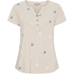 Marta Du Chateau Dame T-shirt MdcCecilie 2553-D - Beige