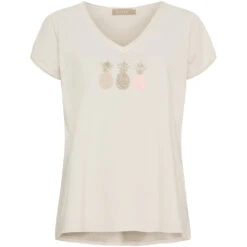 Marta Du Chateau Dame T-shirt MdcGemma 22031 - Beige