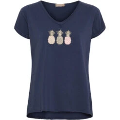 Marta Du Chateau Dame T-shirt MdcGemma 22031 - Dark Blue