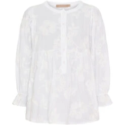 Marta Du Chateau Dame Bluse MdcAnastasia 7005 - White