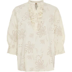 Marta Du Chateau Dame Bluse MdcLinda 6317E - Beige