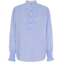 Marta Du Chateau Dame Bluse MdcMargaux 6811 - Celeste