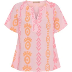 Marta Du Chateau Dame Bluse MdcStine 7370C - Pink