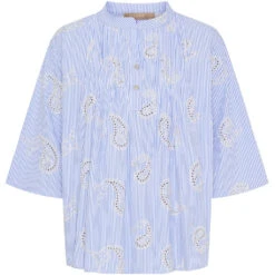 Marta Du Chateau Dame Bluse MdcTilda 258293 - Celeste