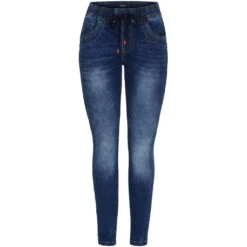 Marta Du Chateau Dame Bukser MdcArcelia Mdc177-26174 - Dark Blue Denim