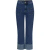 Marta Du Chateau Dame Bukser MdcDelores Mdc183-26185 - Dark Blue Denim