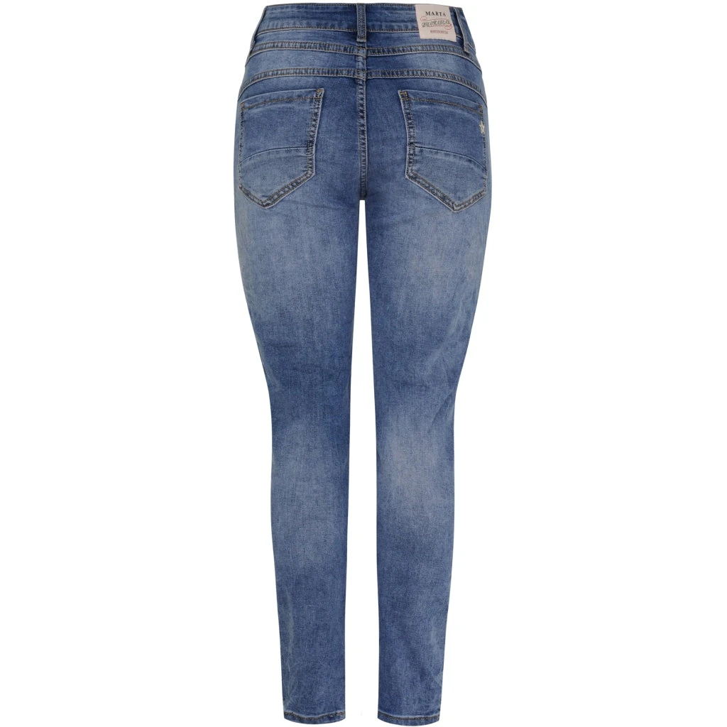 Marta Du Chateau Dame Jeans MdcSolene MDC202-2261 - Blue Denim - Billede 2